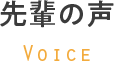 先輩の声 Voice